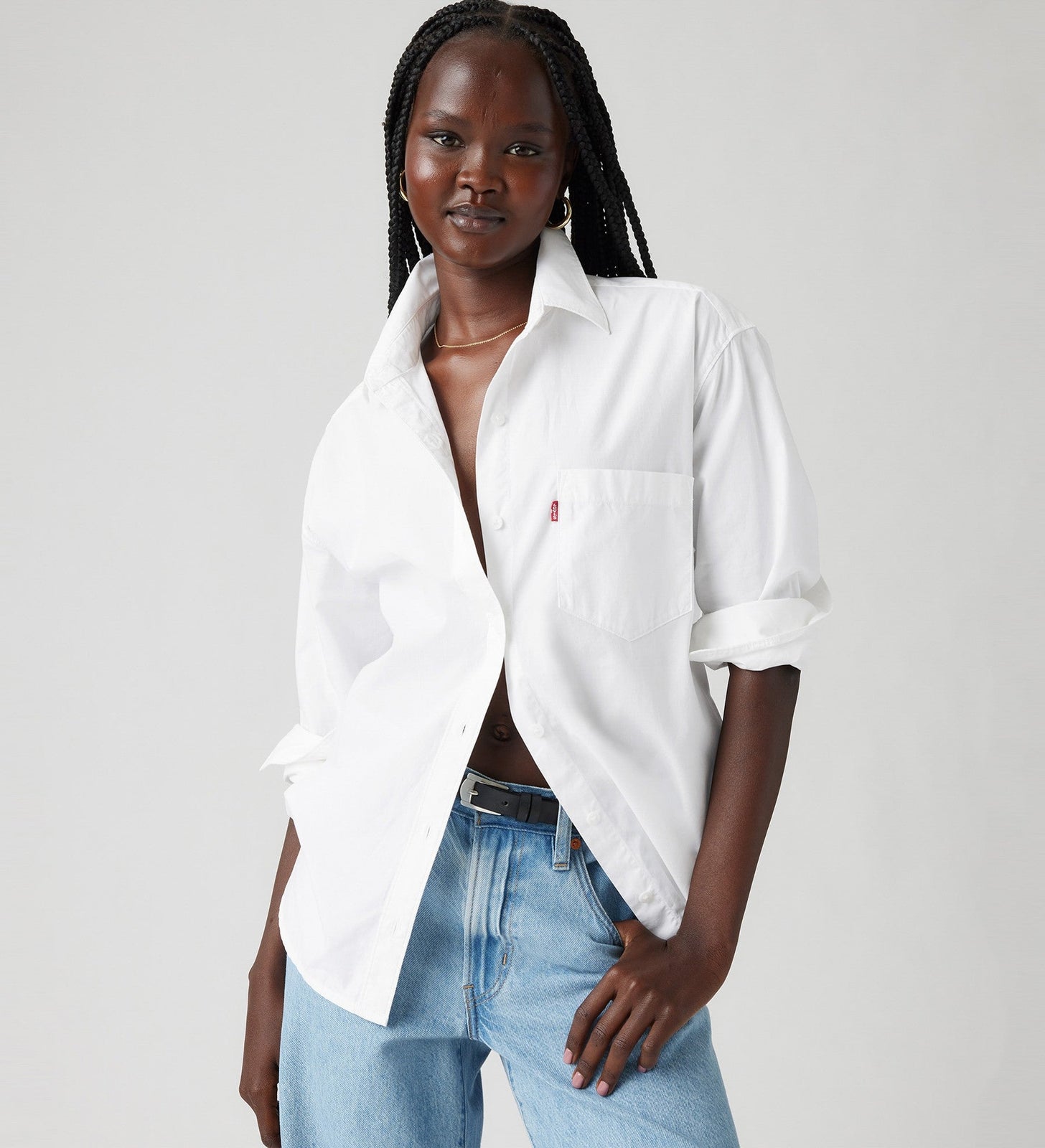 Main 1 - Levi's® Women's Harlie Boyfriend Shirt - 001HM0003
