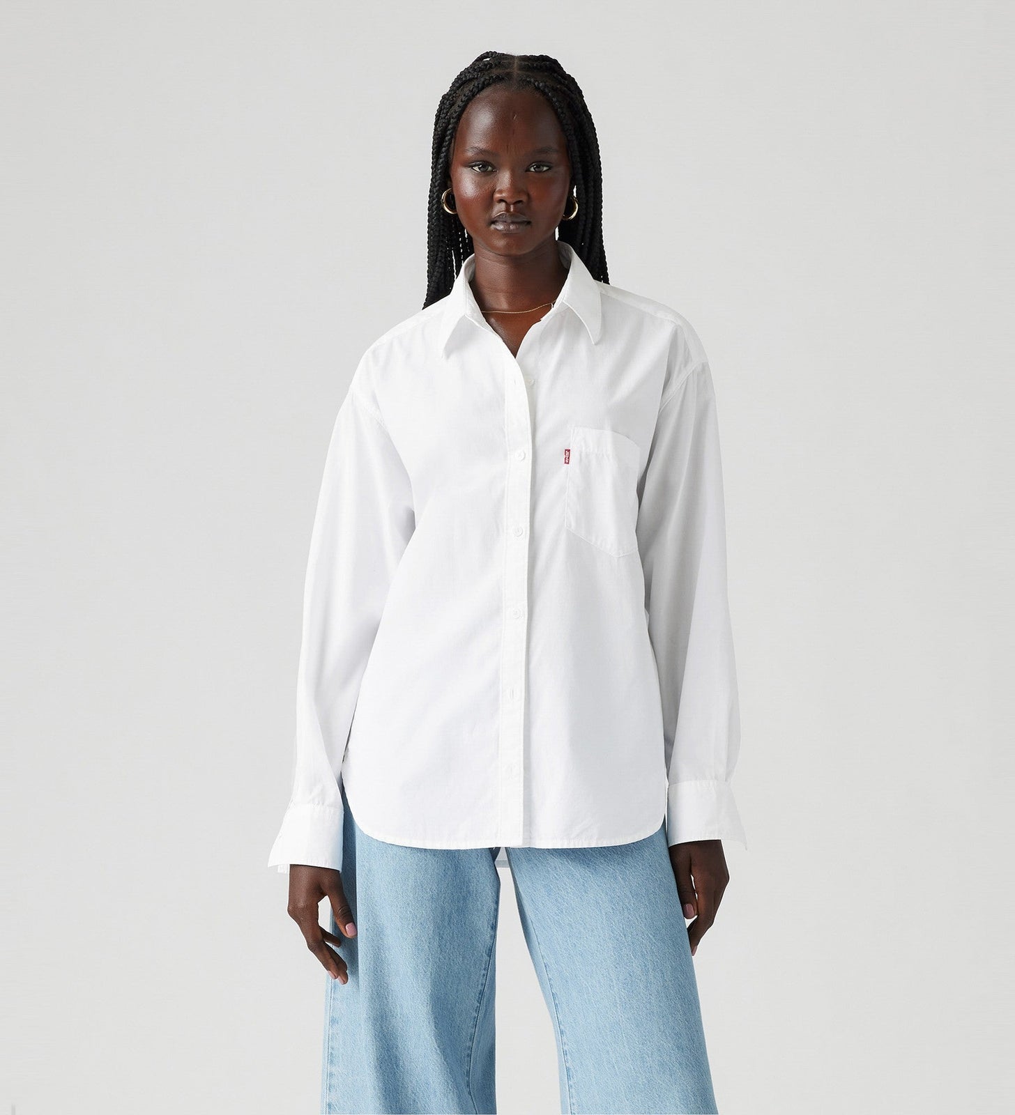 Main 3 - Levi's® Women's Harlie Boyfriend Shirt - 001HM0003