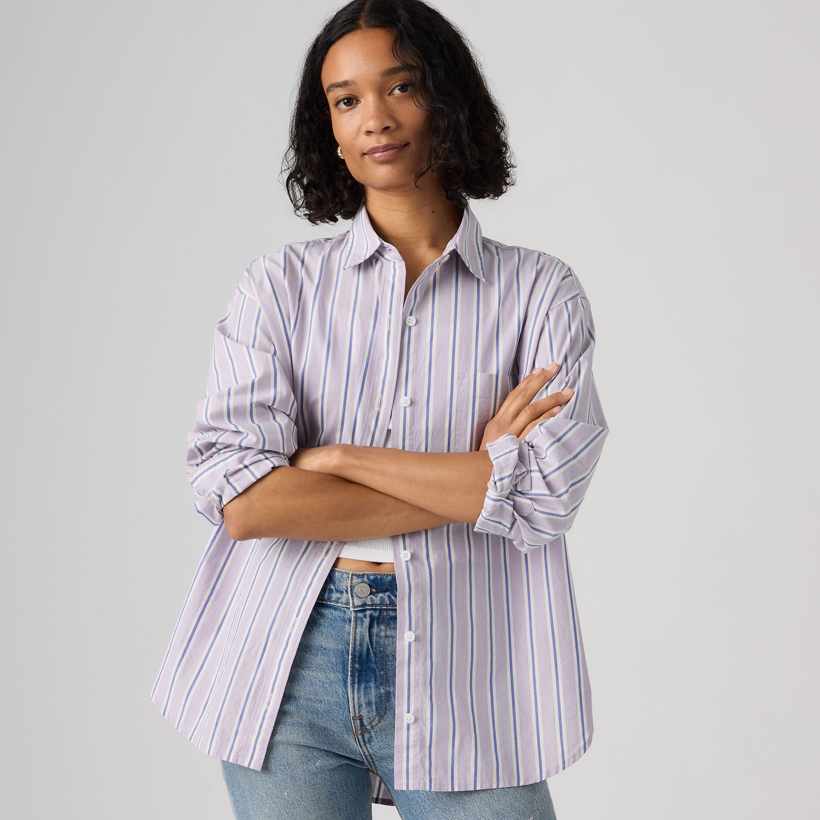 Main 1 - Levi's® Women's Harlie Boyfriend Shirt - 001HM0028