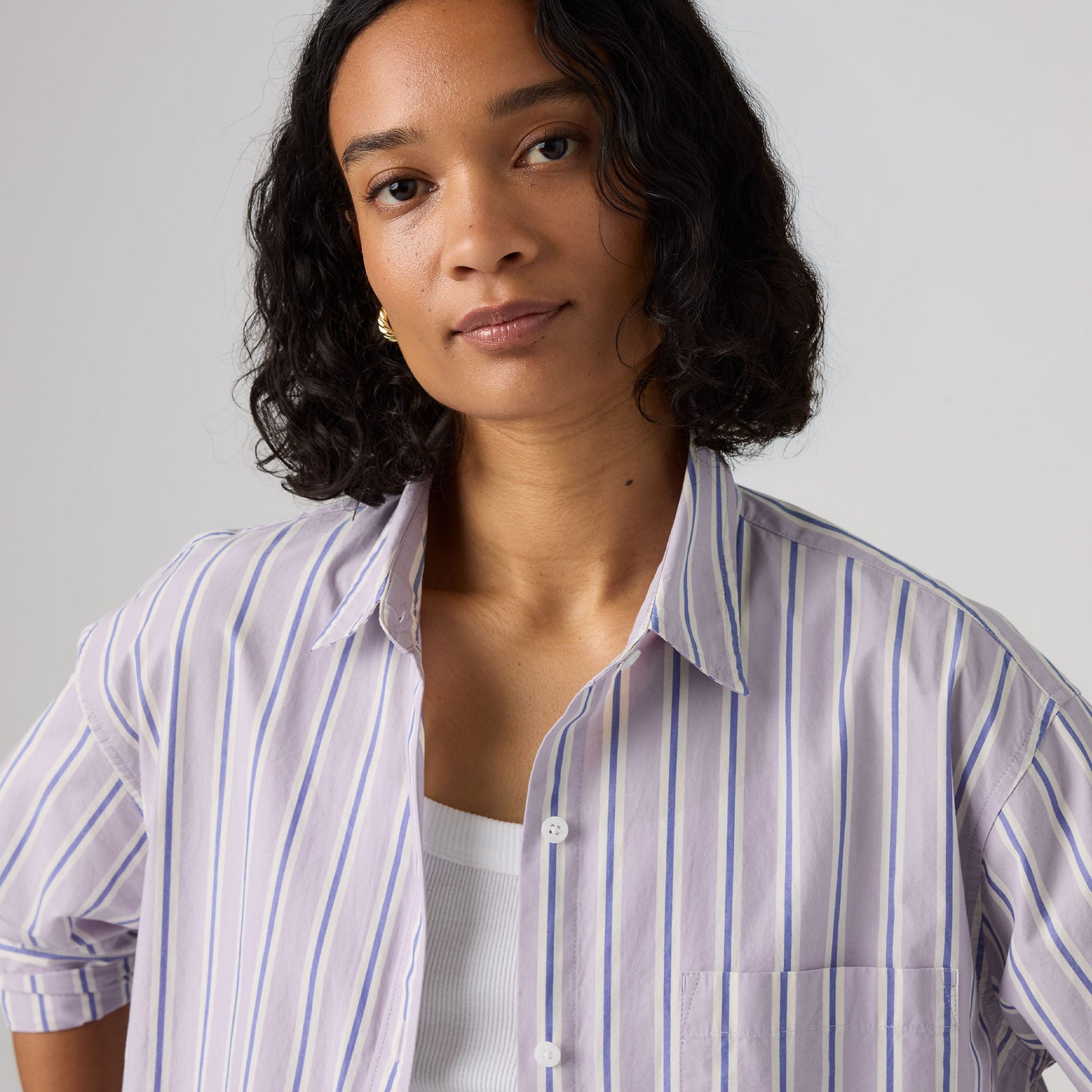 Main 5 - Levi's® Women's Harlie Boyfriend Shirt - 001HM0028