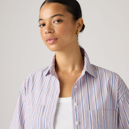 Thumbnail 4 - Levi's® Women's Harlie Short-Sleeve Cropped Shirt - 003QI0008
