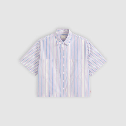 Thumbnail 5 - Levi's® Women's Harlie Short-Sleeve Cropped Shirt - 003QI0008