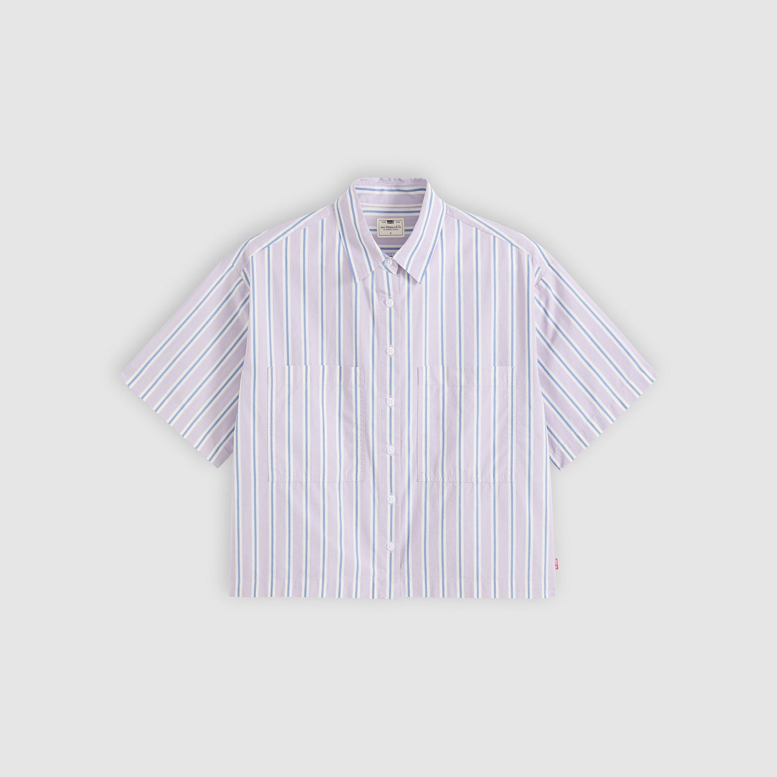 Main 6 - Levi's® Women's Harlie Short-Sleeve Cropped Shirt - 003QI0008