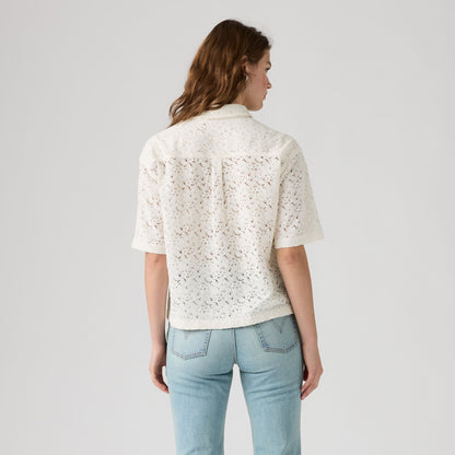 Thumbnail 2 - Levi's® Women's Harlie Short-Sleeve Lace Shirt - 007XJ0006