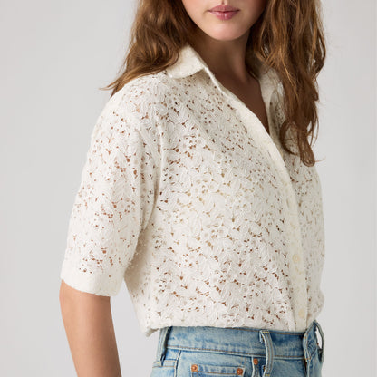 Thumbnail 4 - Levi's® Women's Harlie Short-Sleeve Lace Shirt - 007XJ0006