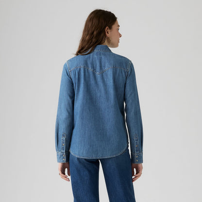 Thumbnail 2 - Levi's® Women's Heritage Western Denim Shirt - 007WT0000