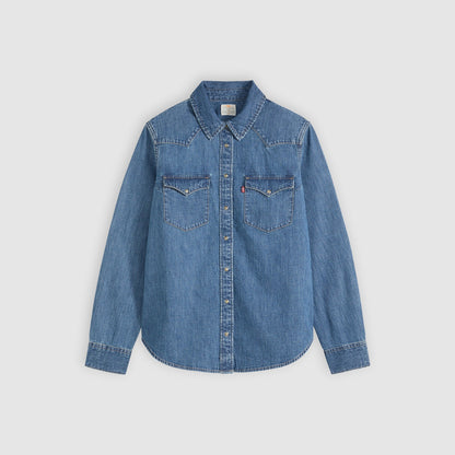 Thumbnail 5 - Levi's® Women's Heritage Western Denim Shirt - 007WT0000