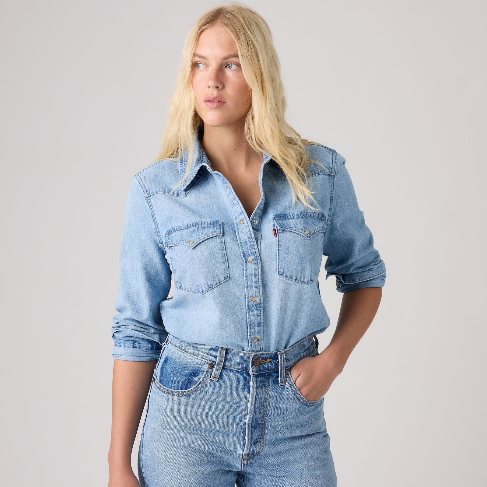 Main 1 - Levi's® Women's Heritage Western Denim Shirt - 007WT0005