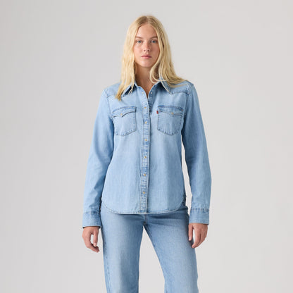 Thumbnail 3 - Levi's® Women's Heritage Western Denim Shirt - 007WT0005