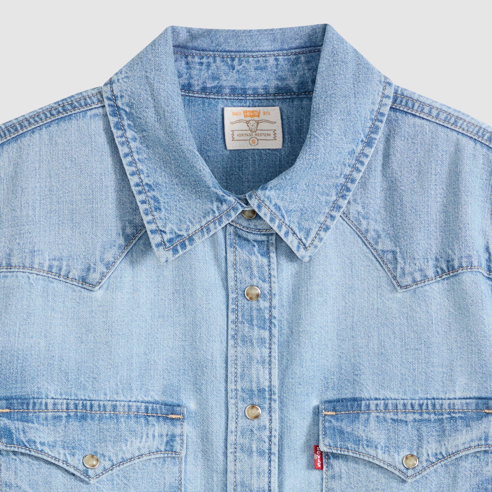 Main 6 - Levi's® Women's Heritage Western Denim Shirt - 007WT0005