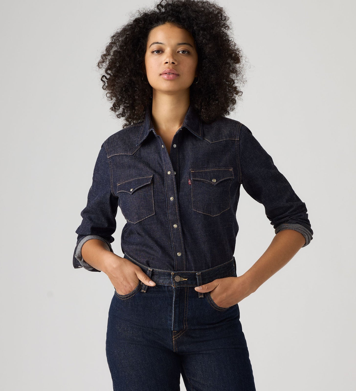 Main 1 - Levi's® Women's Heritage Western Denim Shirt - 007WT0007