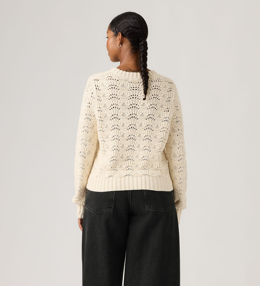 Main 2 - Levi's® Women's Hope Long-Sleeve Crochet Pullover - 0059S0006
