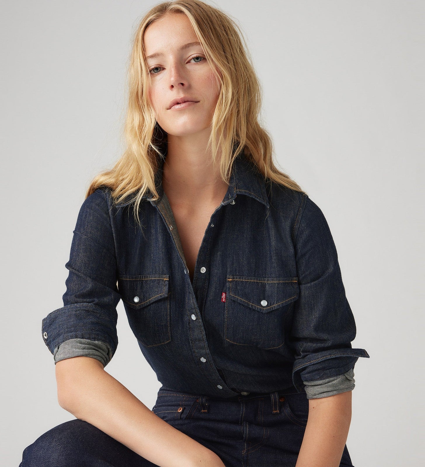Main 4 - Levi's® Women's Iconic Western Shirt - 167860101