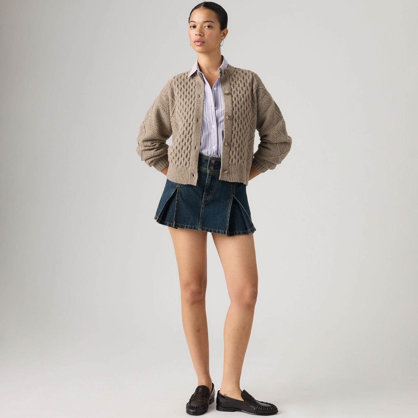 Levi's® Women's Inverted Pleat Mini Skirt