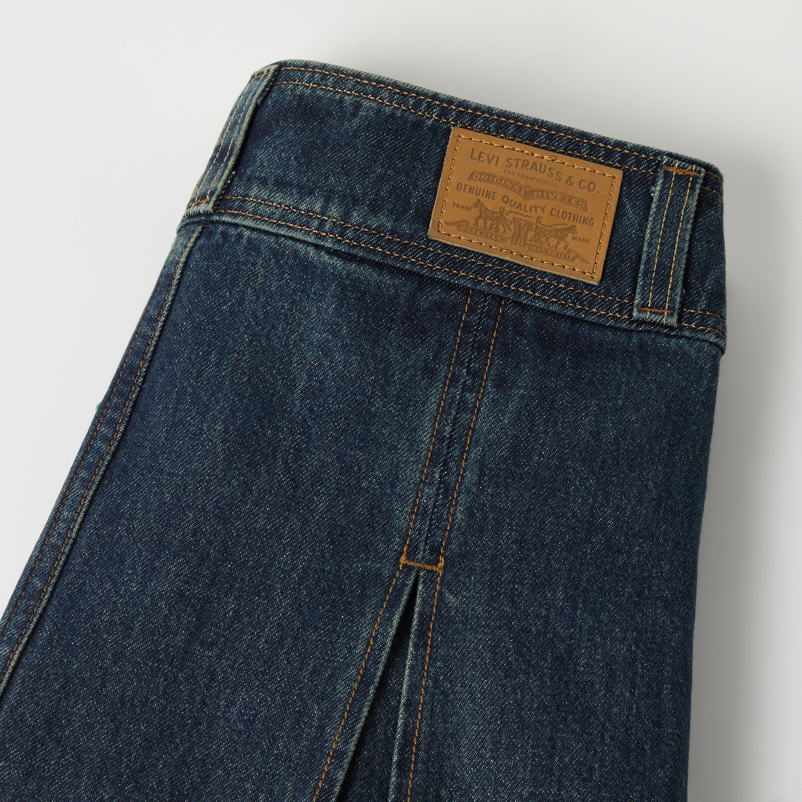 Main 7 - Levi's® Women's Inverted Pleat Mini Skirt - 0089S0004