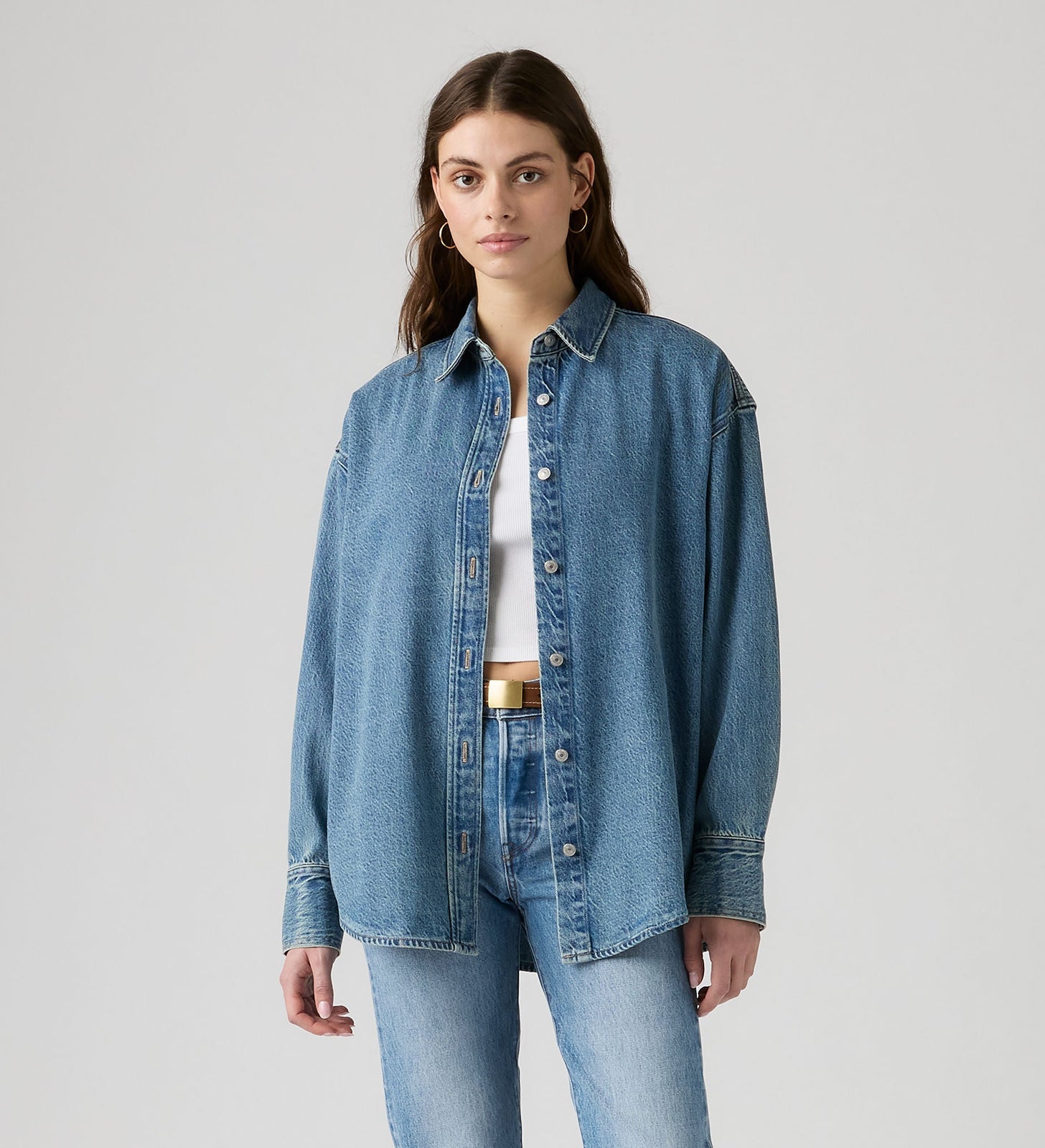 Main 3 - Levi's® Women's Jordan Denim Shirt - 007WZ0007
