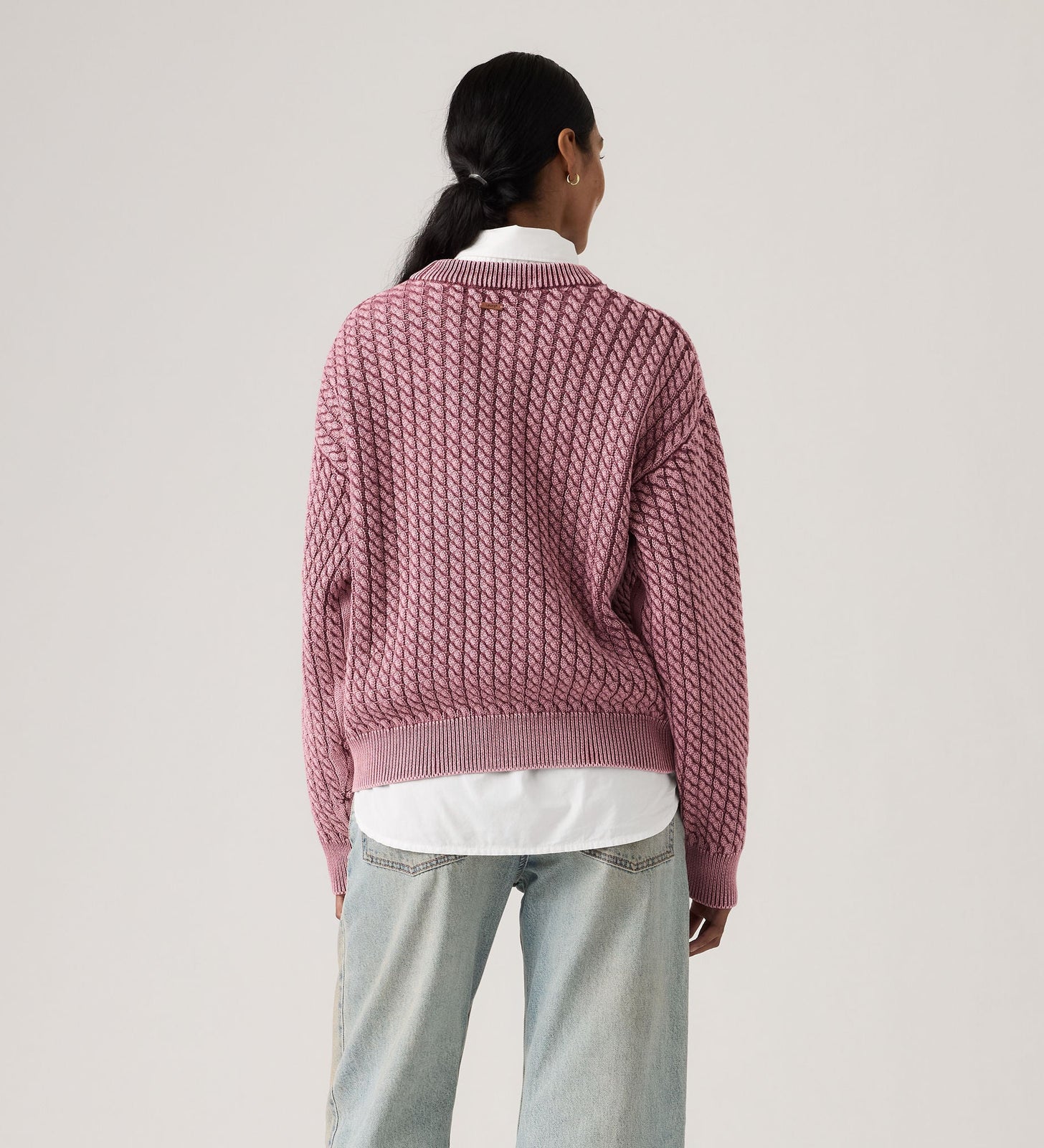 Main 2 - Levi's® Women's Leilah Cable Crewneck Sweater - 0063A0000