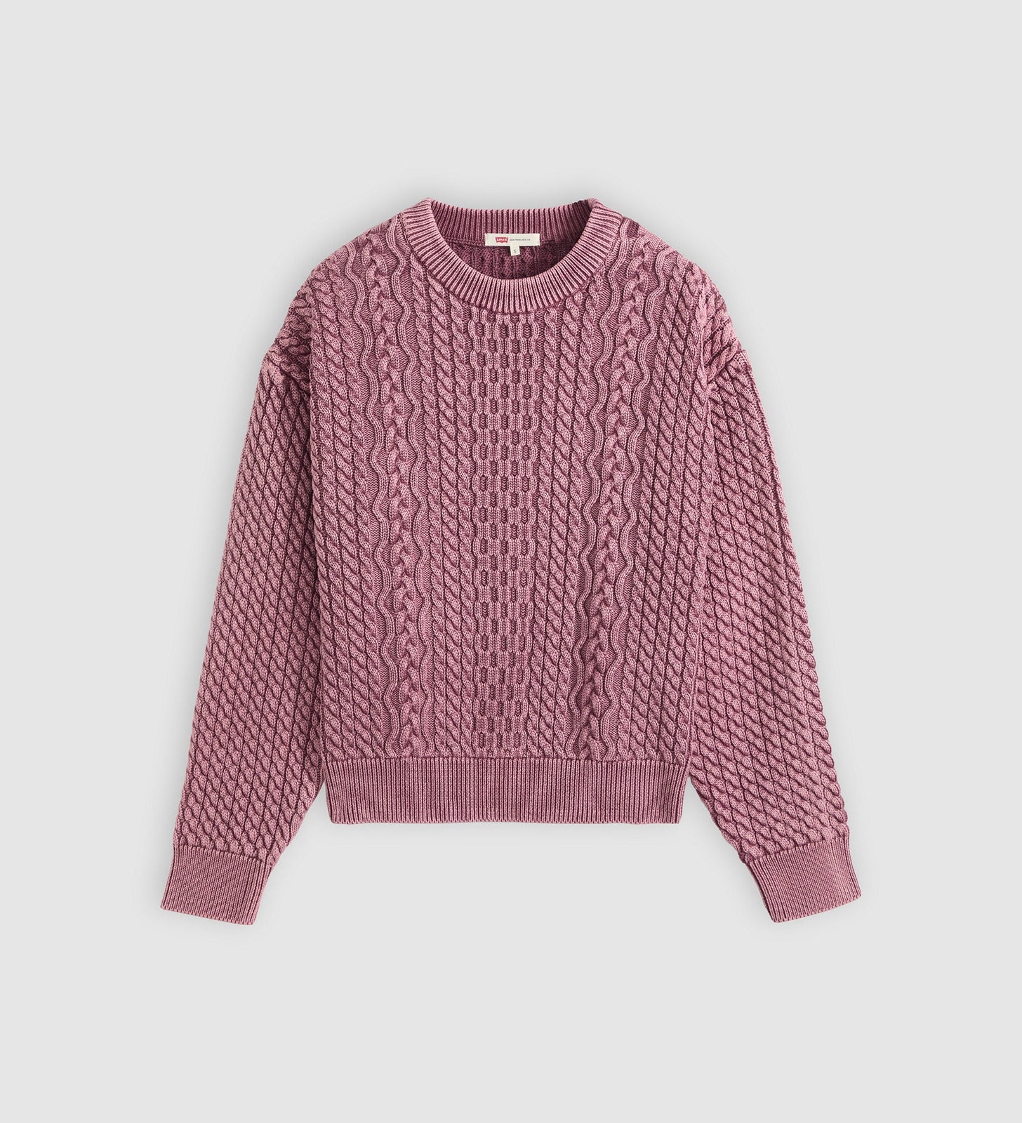 Main 6 - Levi's® Women's Leilah Cable Crewneck Sweater - 0063A0000