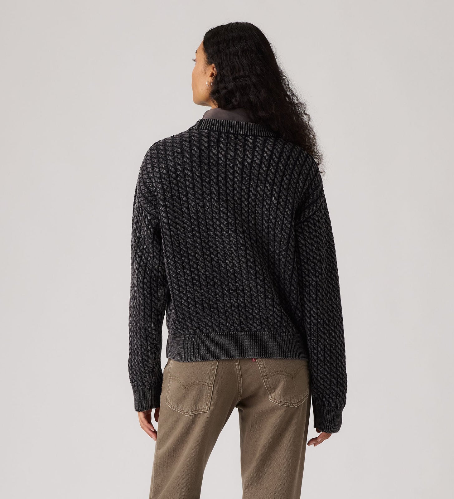 Main 2 - Levi's® Women's Leilah Cable Crewneck Sweater - 0063A0001