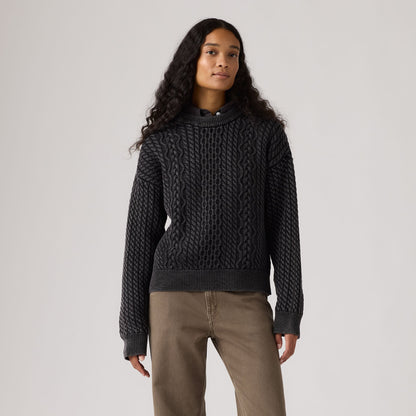 Thumbnail 3 - Levi's® Women's Leilah Cable Crewneck Sweater - 0063A0001