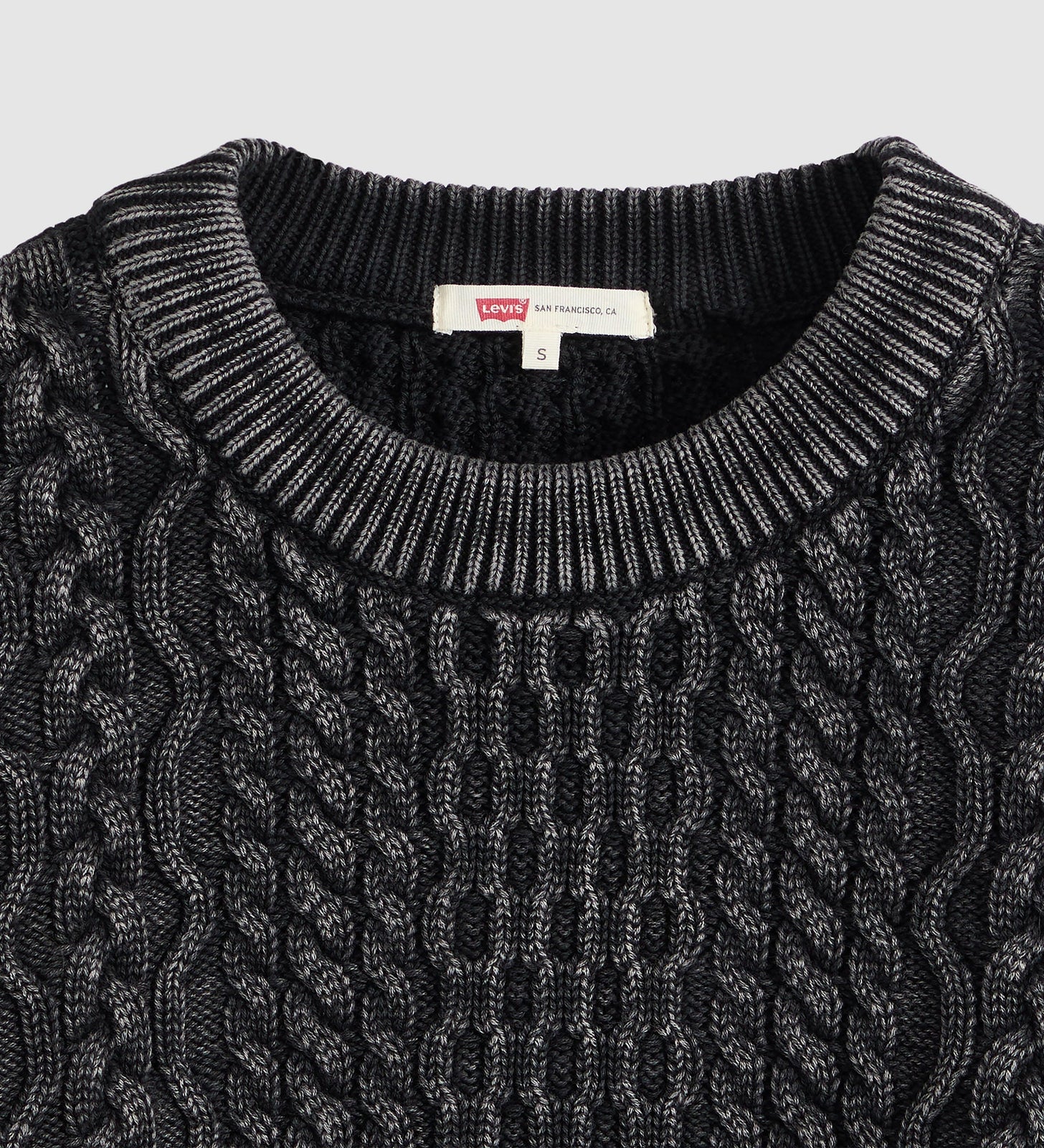 Main 6 - Levi's® Women's Leilah Cable Crewneck Sweater - 0063A0001