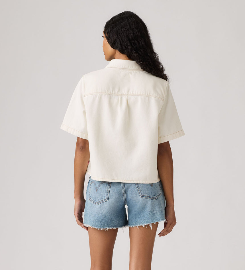 Main 2 - Levi's® Women's Logan Short-Sleeve Denim Shirt - 005CR0001
