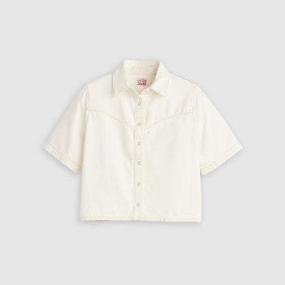 Thumbnail 5 - Levi's® Women's Logan Short-Sleeve Denim Shirt - 005CR0001