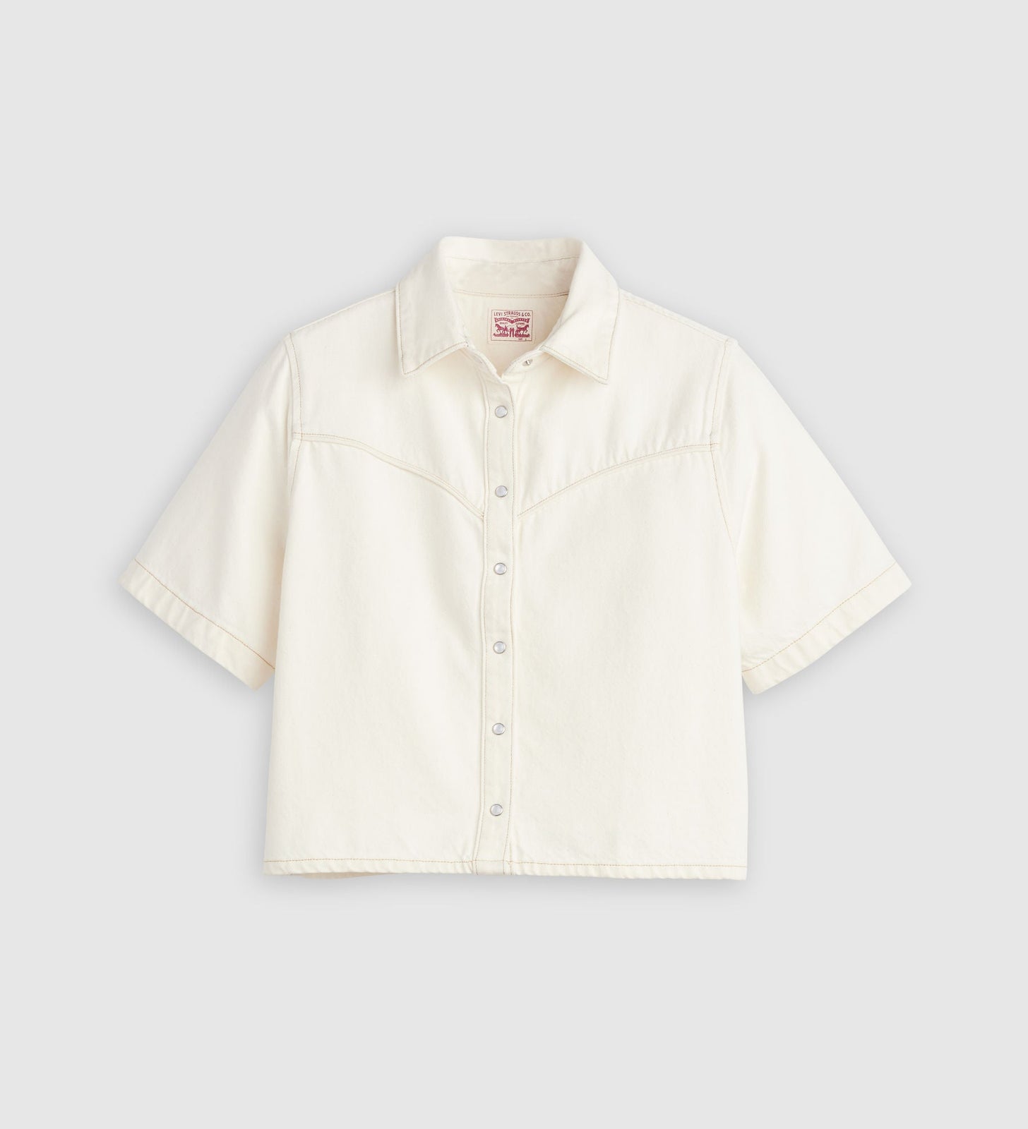 Main 5 - Levi's® Women's Logan Short-Sleeve Denim Shirt - 005CR0001