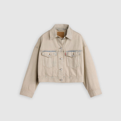 Thumbnail 5 - Levi's® Women's Loose Crop Trucker Jacket - 0089L0001