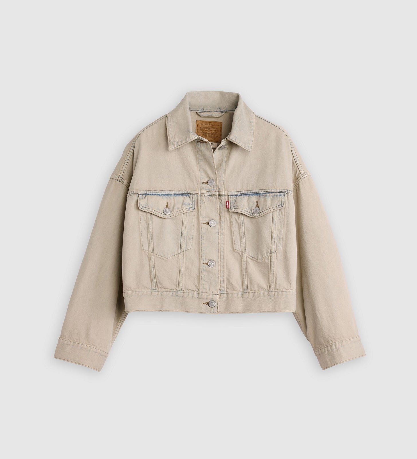 Main 5 - Levi's® Women's Loose Crop Trucker Jacket - 0089L0001