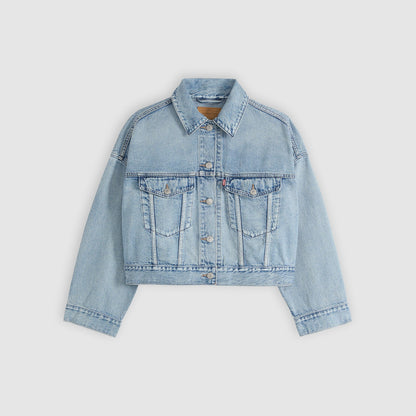 Thumbnail 5 - Levi's® Women's Loose Crop Trucker Jacket - 0089L0004
