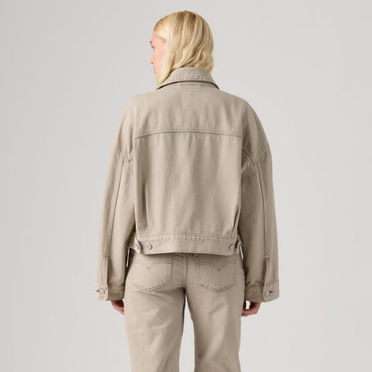Thumbnail 2 - Levi's® Women's Loose Crop Trucker Jacket - 0089L0017