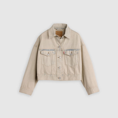 Thumbnail 5 - Levi's® Women's Loose Crop Trucker Jacket - 0089L0017