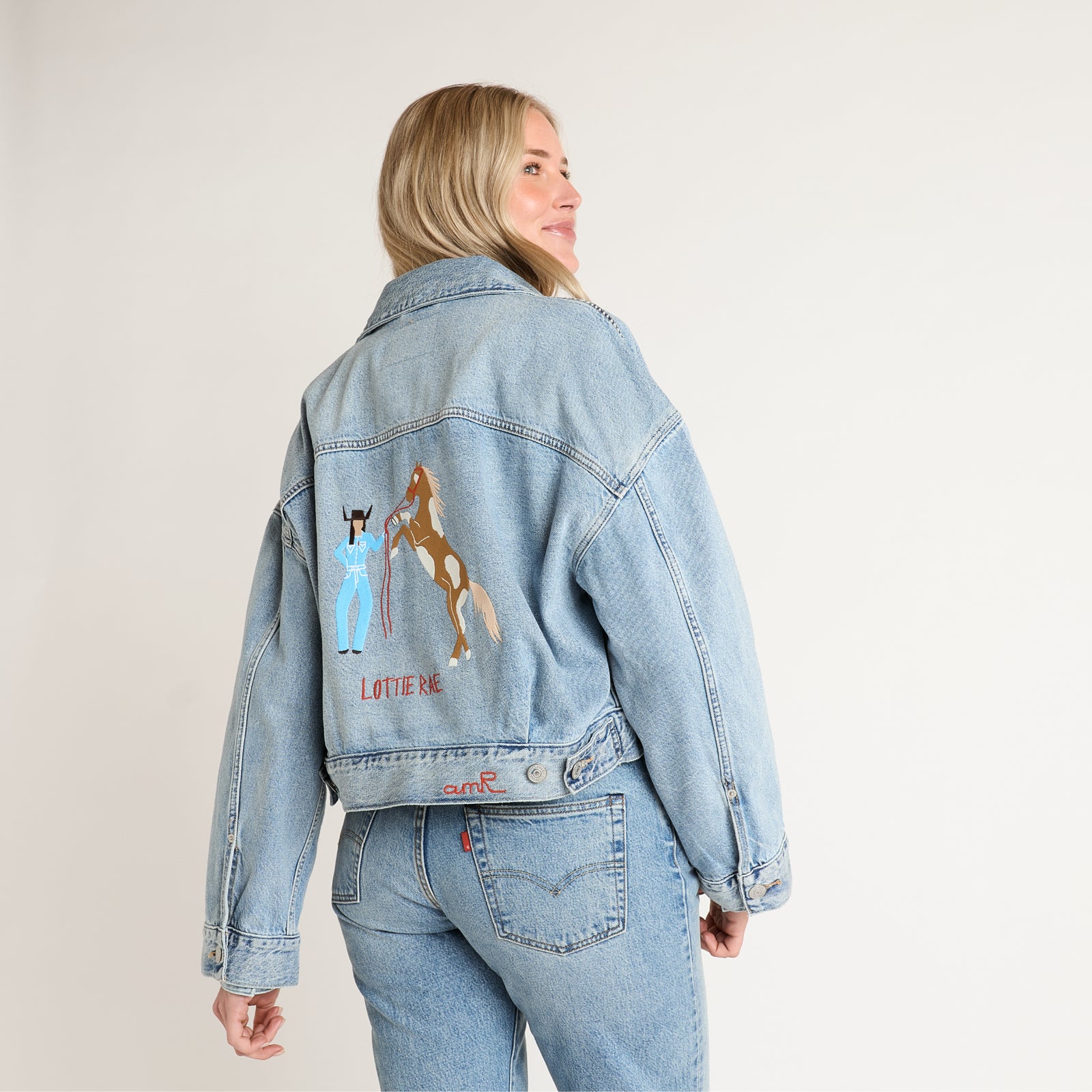Main 2 - Levi's® Trucker Jacket Customised by Lottie Rae - 00CCS0000