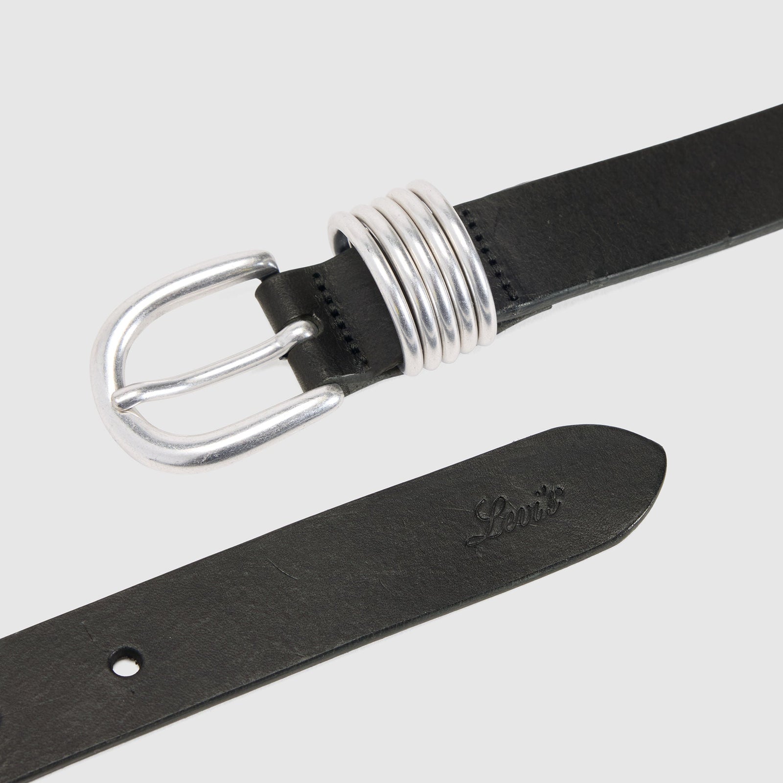 Main 5 - Levi's® Women's Lyla Ring Belt - 007ZK0000