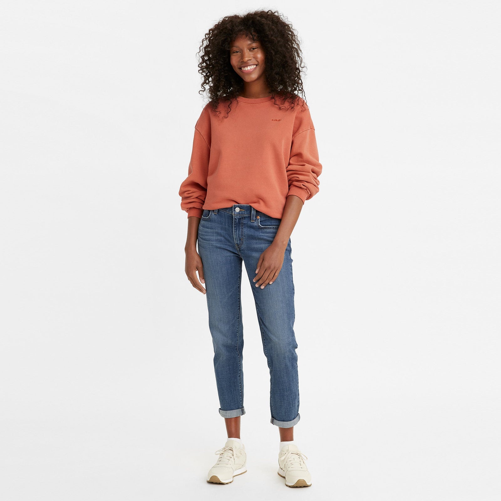 Main 3 - Levi's® Women's Mid-Rise Boyfriend Jeans SCL - 