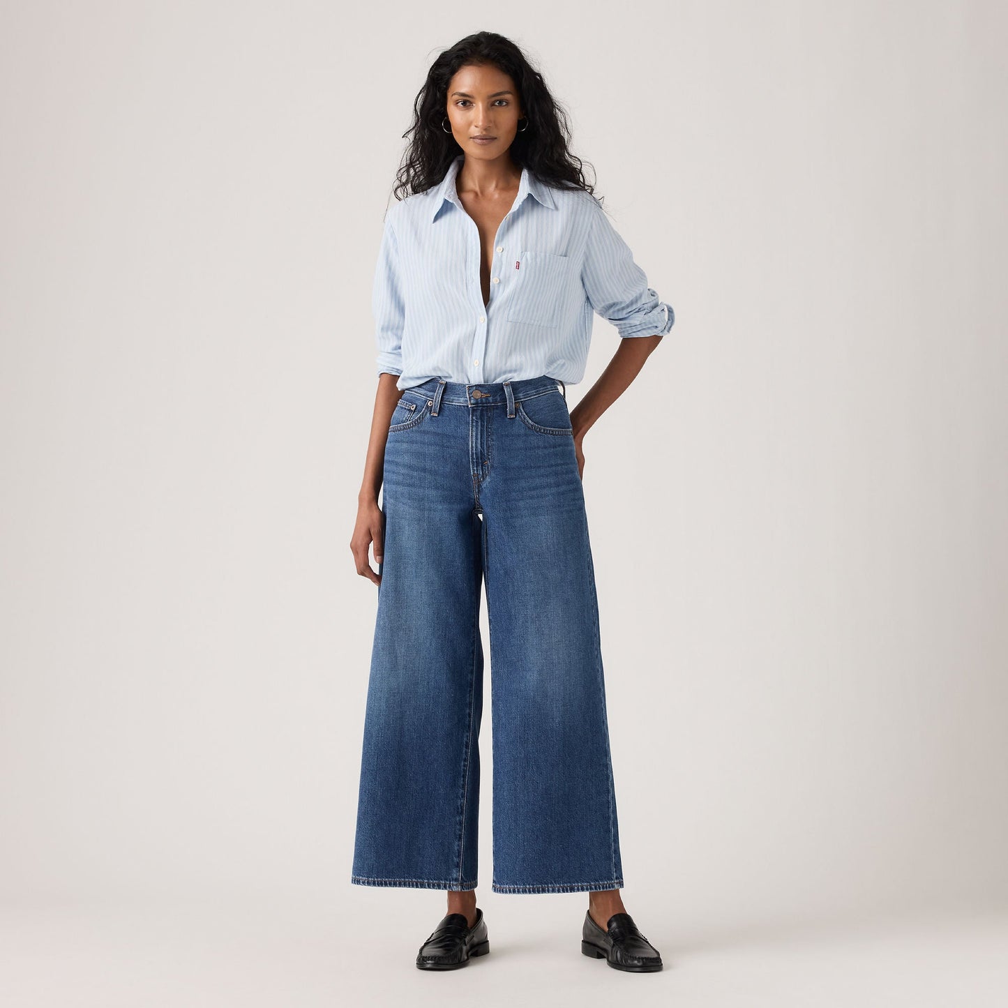 Levi's® Women's Middy Wide-Leg Ankle Jeans