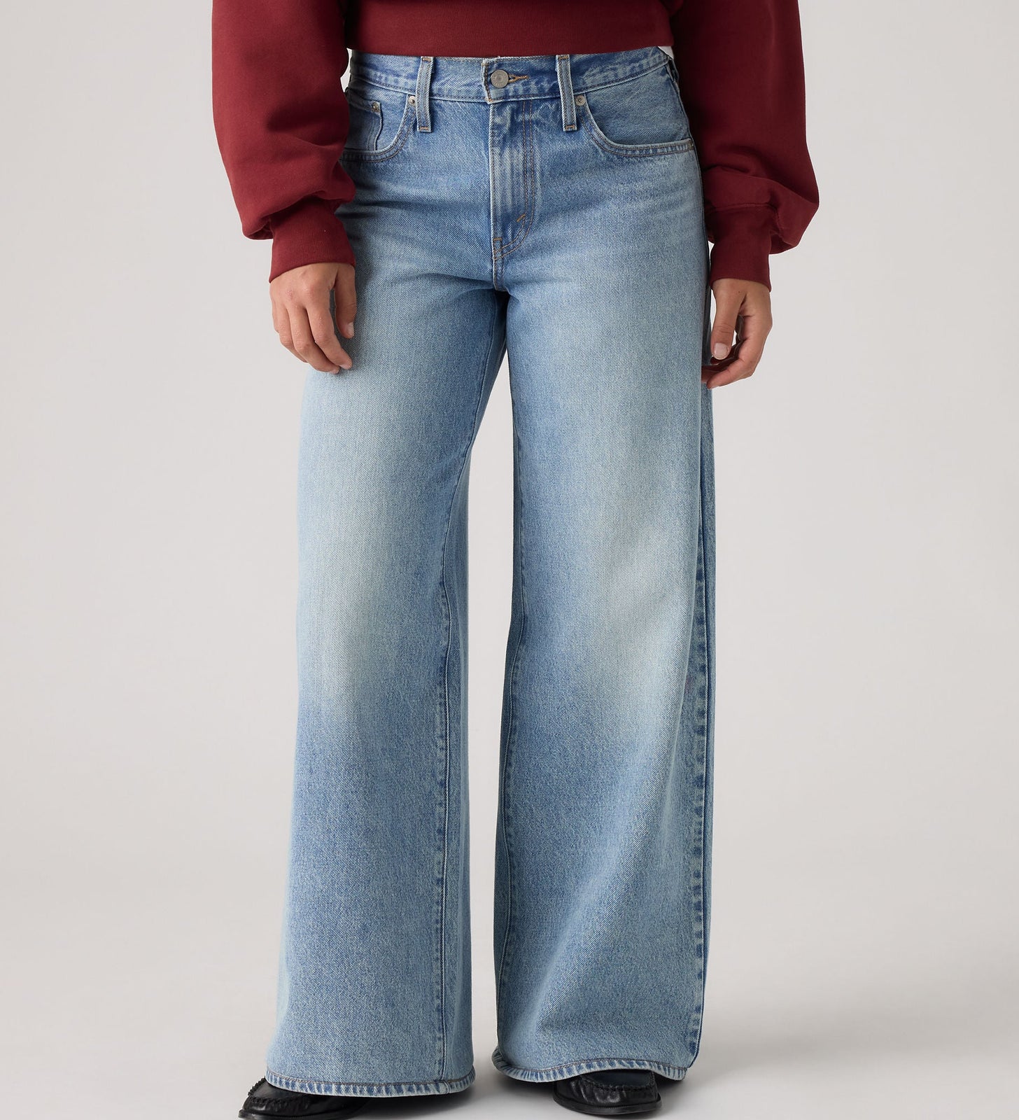 Main 5 - Levi's® Women's Middy Wide-Leg Jeans - 0081Z0003