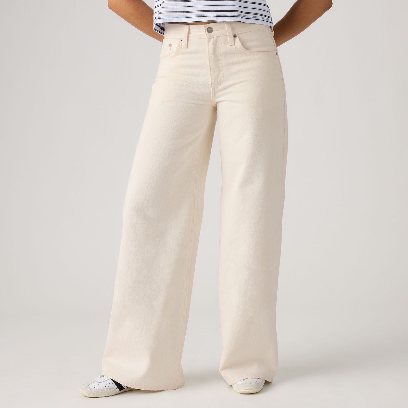 Main 5 - Levi's® Women's Middy Wide-Leg Jeans - 
