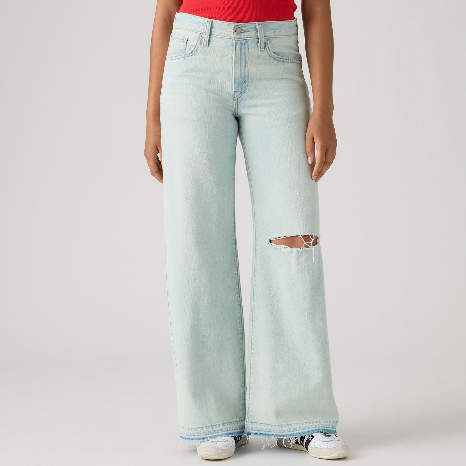 Main 5 - Levi's® Women's Middy Wide-Leg Jeans - 0081Z0009
