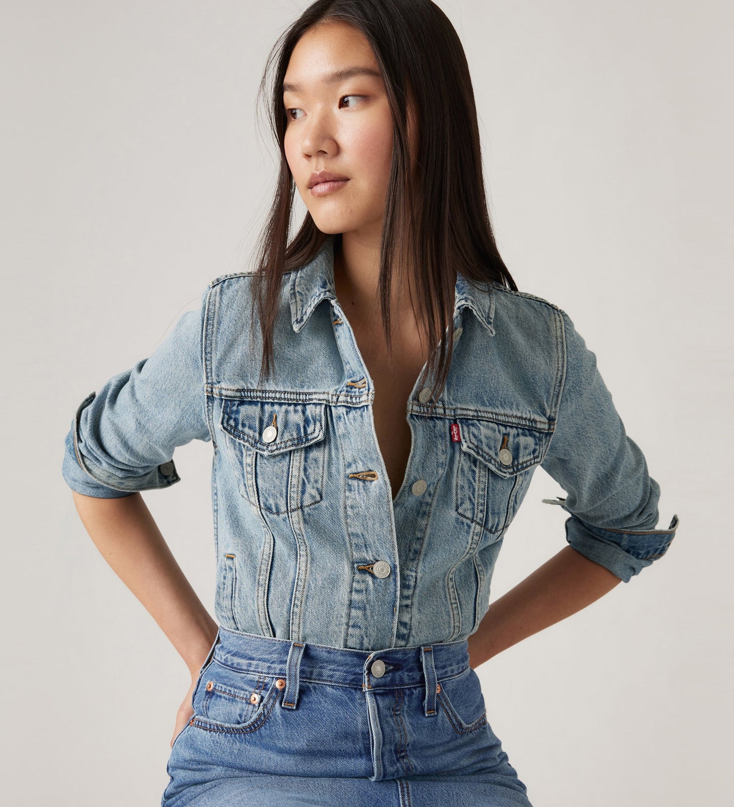 Main 3 - Levi’s® Women's Original Trucker Jacket - 299450100