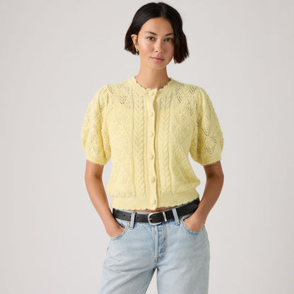 Thumbnail 3 - Levi's® Women's Pauline Pointelle Short-Sleeve Cardigan - 005A80002