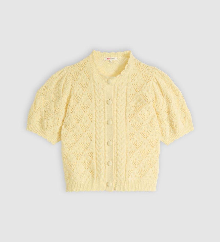 Main 5 - Levi's® Women's Pauline Pointelle Short-Sleeve Cardigan - 005A80002