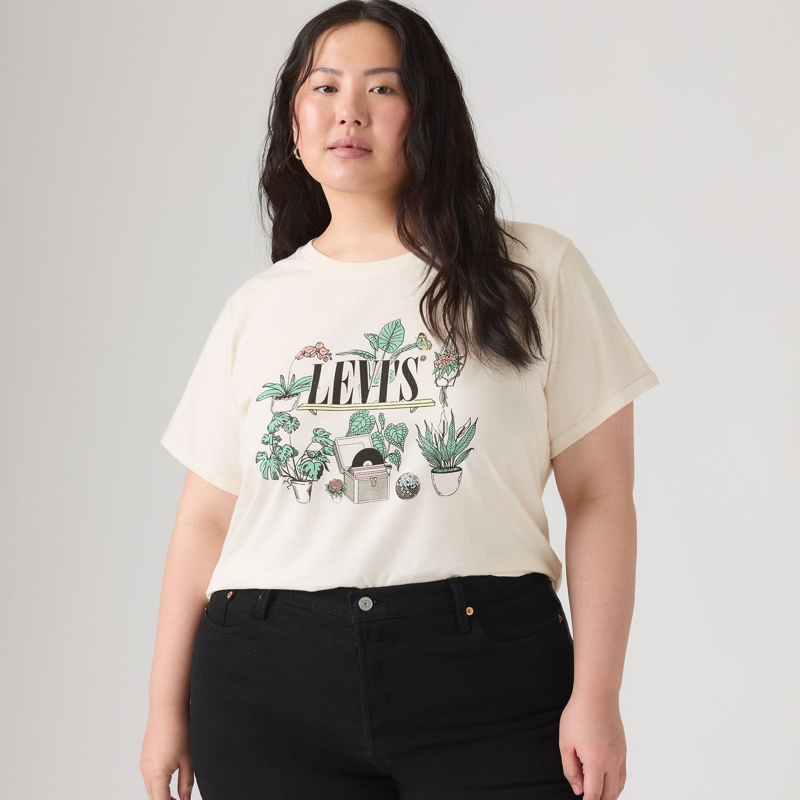 Main 1 - Levi's® Women's Perfect T-Shirt (Plus Size) - 357900460