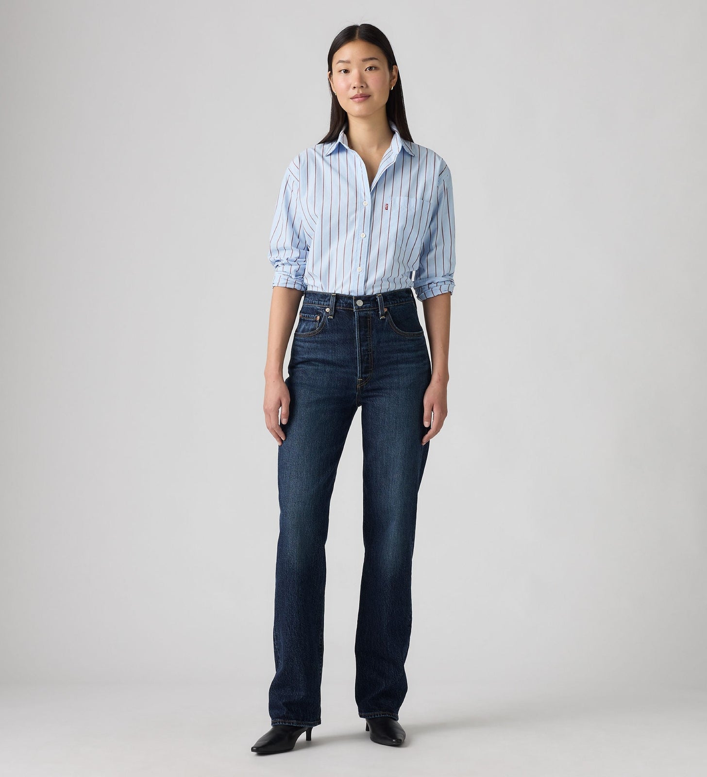 Main 4 - Levi's® Women's Ribcage Full-Length Jeans - 790780044