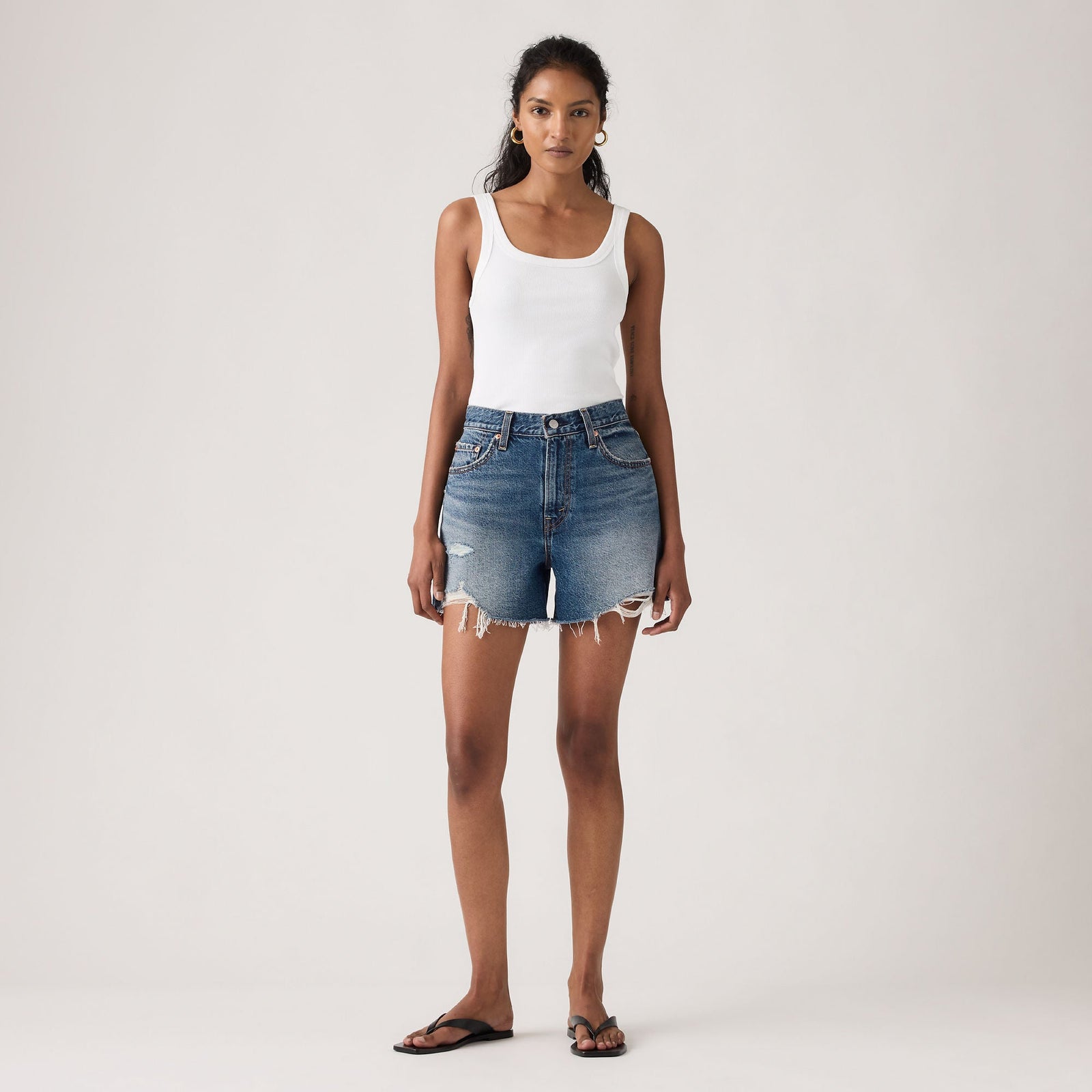 Main 1 - Levi's® Women's Ribcage Shorts - 005DS0000