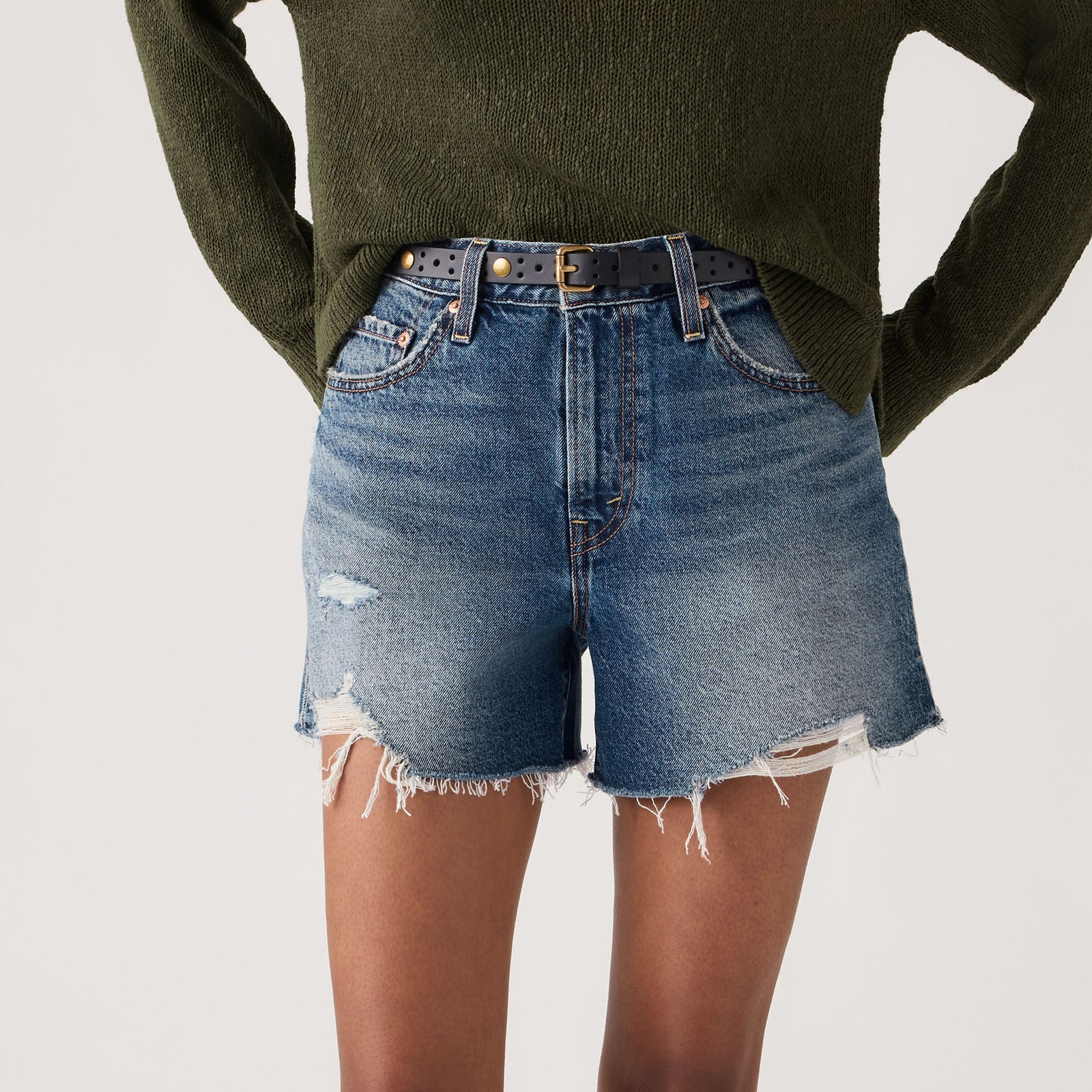 Main 5 - Levi's® Women's Ribcage Shorts - 005DS0000