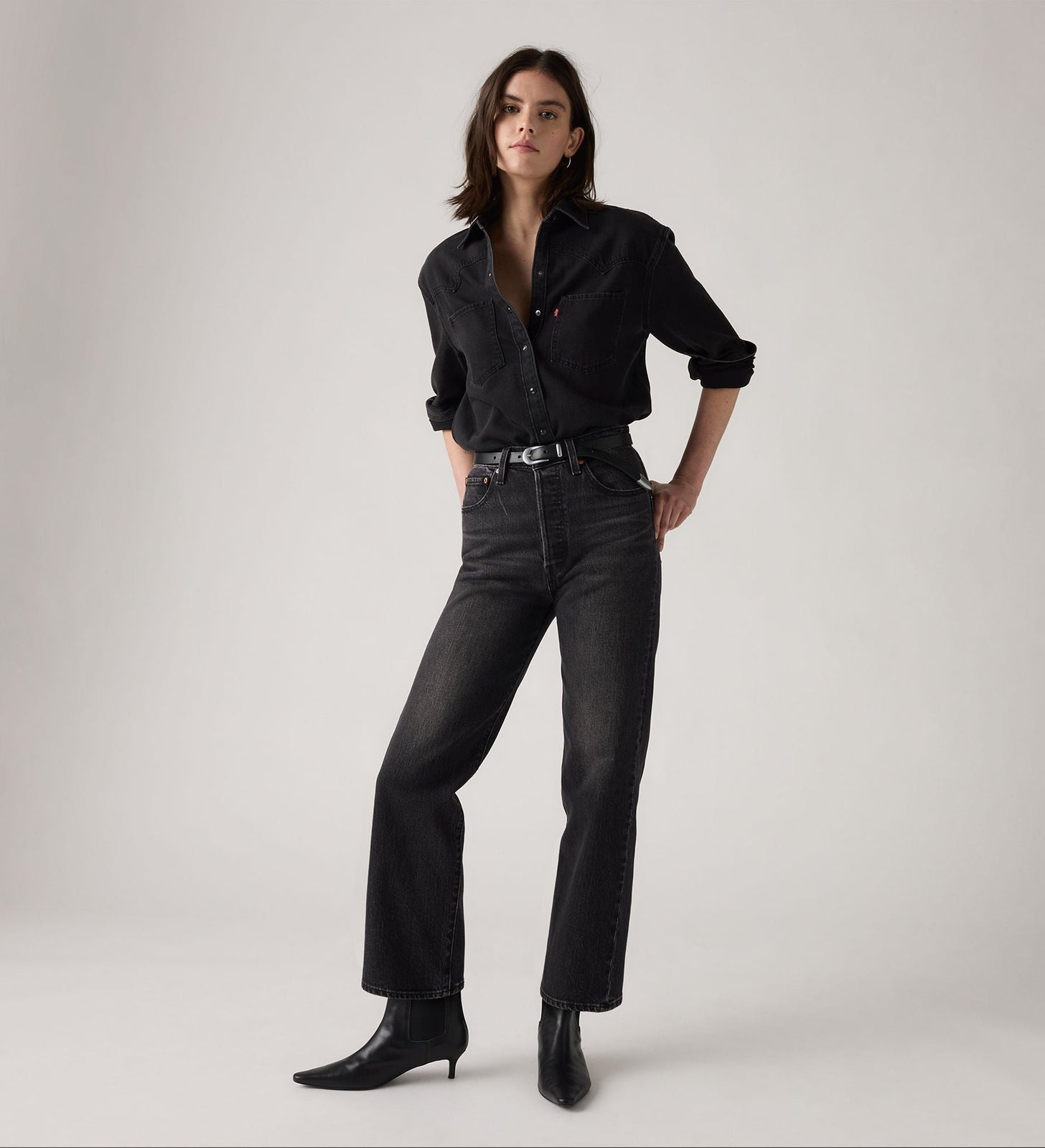 Main 4 - Levi's® Women's Ribcage Straight Ankle Jeans - 726930257