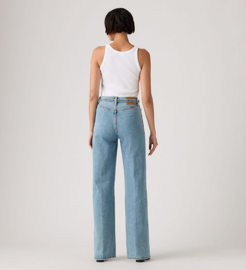 Main 2 - Levi's® Women's Ribcage Wide-Leg Belted Jeans - 005LK0000