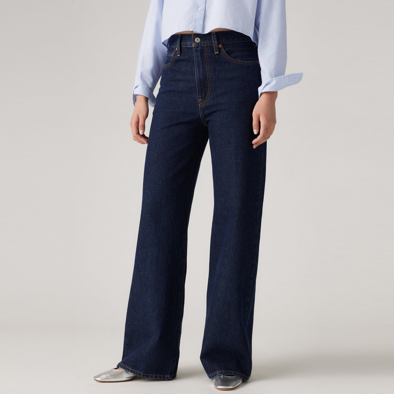 Main 3 - Levi’s® Women’s Ribcage Wide-Leg Jeans - A60810019